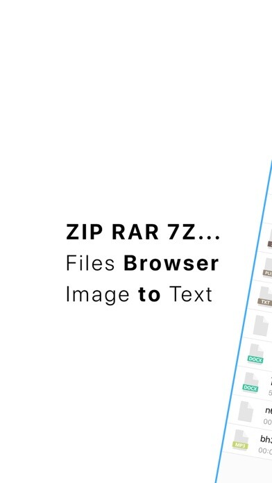 Emulate iPhone app GoodZip file manager and unzip using MyAndroid