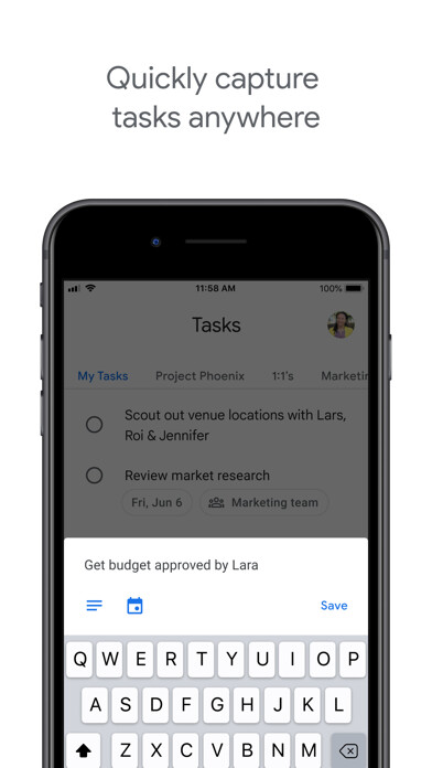 Emulate iPhone app Google Tasks: Get Things Done using MyAndroid