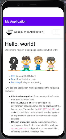 Run android online APK Googsu.com webview from MyAndroid or emulate Googsu.com webview using MyAndroid
