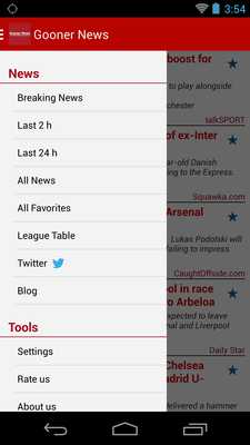 Emulate Android APK Gooner News