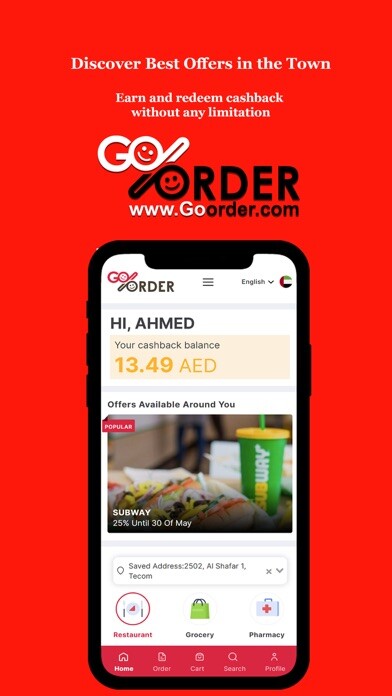 Emulate iPhone app GoOrder Marketplace using MyAndroid