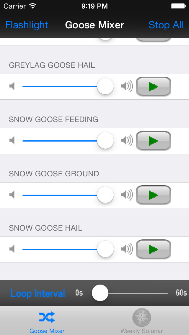 Emulate iPhone app Goose Call Mixer using MyAndroid Emulate iPhone app Goose Call Mixer using MyAndroid