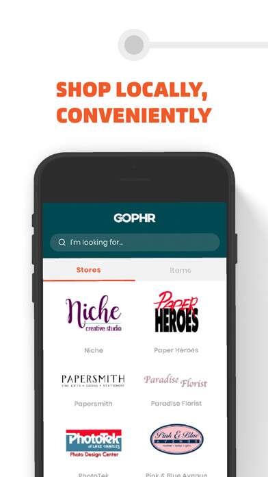 Emulate iPhone app GOPHR: Local Stores Delivered using MyAndroid Emulate iPhone app GOPHR: Local Stores Delivered using MyAndroid