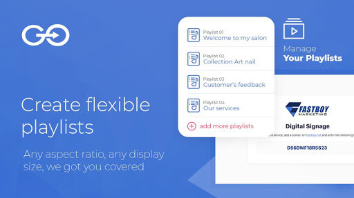 Run android online APK GoPlay - Digital Signage from MyAndroid or emulate GoPlay - Digital Signage using MyAndroid