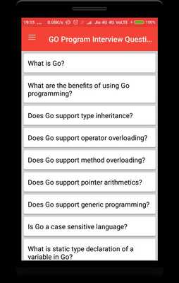 Emulate Android APK GO Program Interview Questions Emulate Android APK GO Program Interview Questions