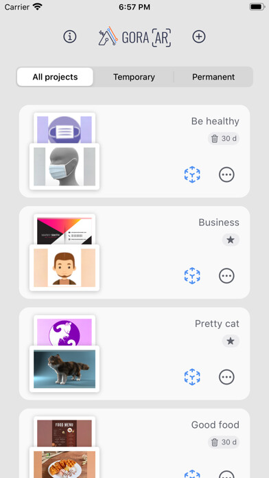 Emulate iPhone app GORA AR using MyAndroid