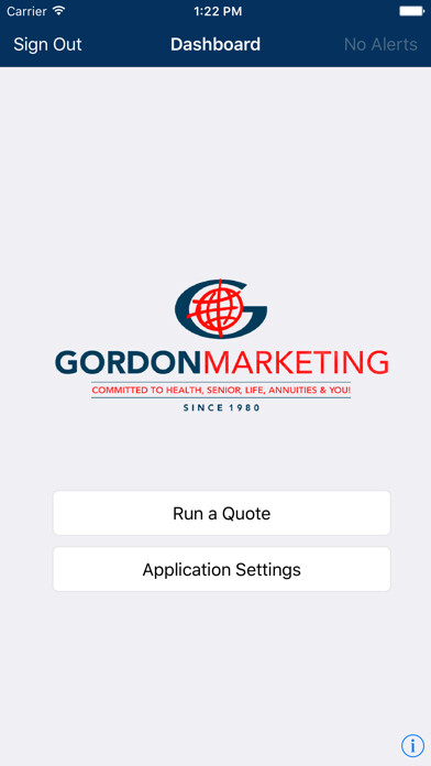 Emulate iPhone app Gordon Marketing Quoting Tools using MyAndroid Emulate iPhone app Gordon Marketing Quoting Tools using MyAndroid