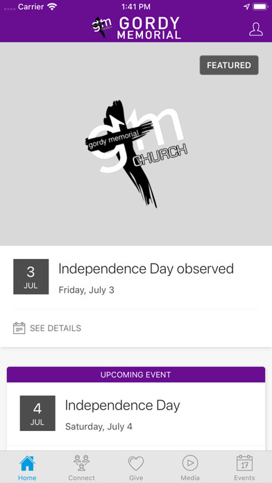 Emulate iPhone app Gordy Memorial using MyAndroid Emulate iPhone app Gordy Memorial using MyAndroid