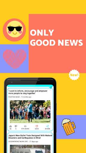 Run android online APK Gorgeously: Only Good News, Happy News, Weird news from MyAndroid or emulate Gorgeously: Only Good News, Happy News, Weird news using MyAndroid