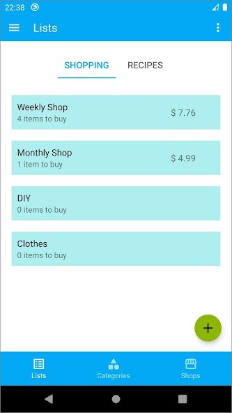 Run android online APK Go Shopping: list organizer from MyAndroid or emulate Go Shopping: list organizer using MyAndroid