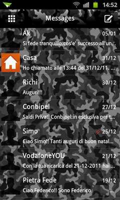 Emulate Android APK GO SMS Grey Camo Theme Emulate Android APK GO SMS Grey Camo Theme