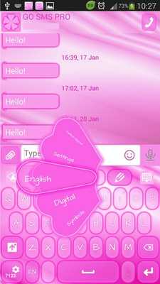 Emulate Android APK GO SMS Pink Neon Emulate Android APK GO SMS Pink Neon