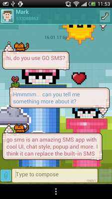 Emulate Android APK GO SMS Pixel Game 2 Theme Emulate Android APK GO SMS Pixel Game 2 Theme