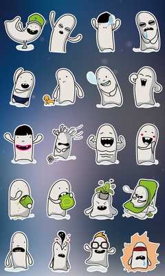 Emulate Android APK GO SMS Pro FatYo Sticker