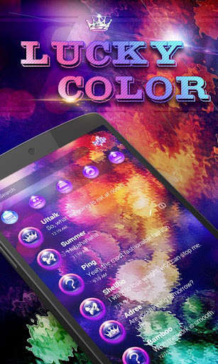 Run android online APK GO SMS PRO LUCKY COLOR THEME from MyAndroid or emulate GO SMS PRO LUCKY COLOR THEME using MyAndroid