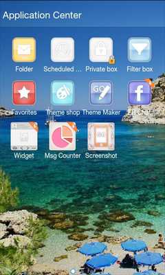Emulate Android APK GO SMS Pro Summer Beach Emulate Android APK GO SMS Pro Summer Beach