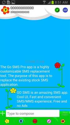Emulate Android APK GO SMS Summer Flowers Theme Emulate Android APK GO SMS Summer Flowers Theme