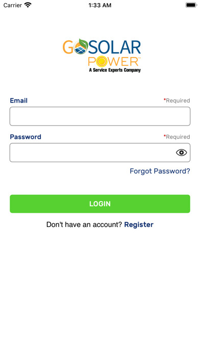 Emulate iPhone app Go Solar using MyAndroid