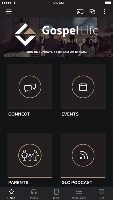 Emulate iPhone app Gospel Life Church App using MyAndroid Emulate iPhone app Gospel Life Church App using MyAndroid
