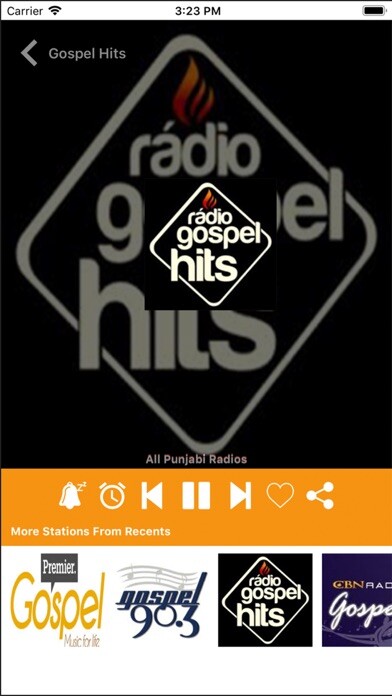 Emulate iPhone app Gospel Music - Gospel Songs using MyAndroid
