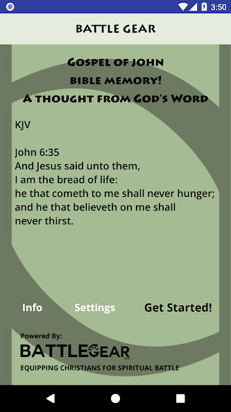 Emulate iPhone app GospelOfJohn-Mem using MyAndroid