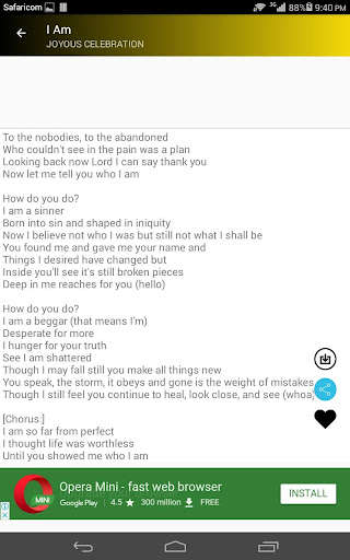 Run android online APK Gospel songs of praise and worship - All lyrics from MyAndroid or emulate Gospel songs of praise and worship - All lyrics using MyAndroid