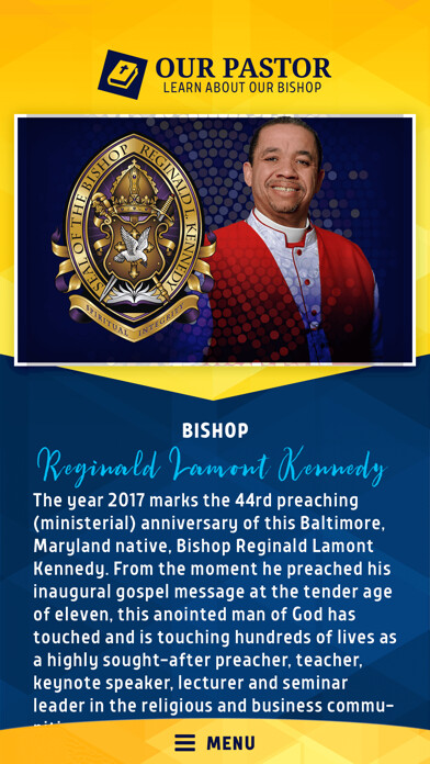 Emulate iPhone app Gospel Tabernacle Baptist using MyAndroid