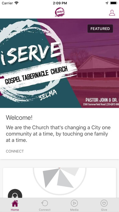 Emulate iPhone app Gospel Tabernacle Church Selma using MyAndroid Emulate iPhone app Gospel Tabernacle Church Selma using MyAndroid