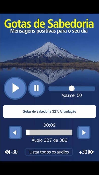 Emulate iPhone app Gotas de Sabedoria using MyAndroid
