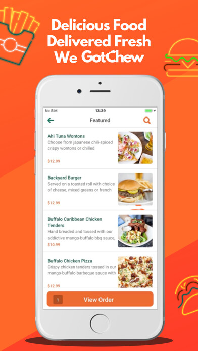 Emulate iPhone app GotChew - Food Delivery using MyAndroid Emulate iPhone app GotChew - Food Delivery using MyAndroid