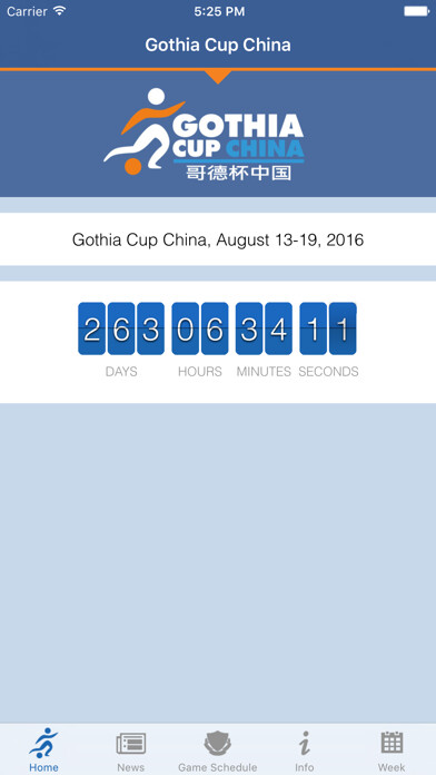 Emulate iPhone app Gothia Cup China using MyAndroid Emulate iPhone app Gothia Cup China using MyAndroid