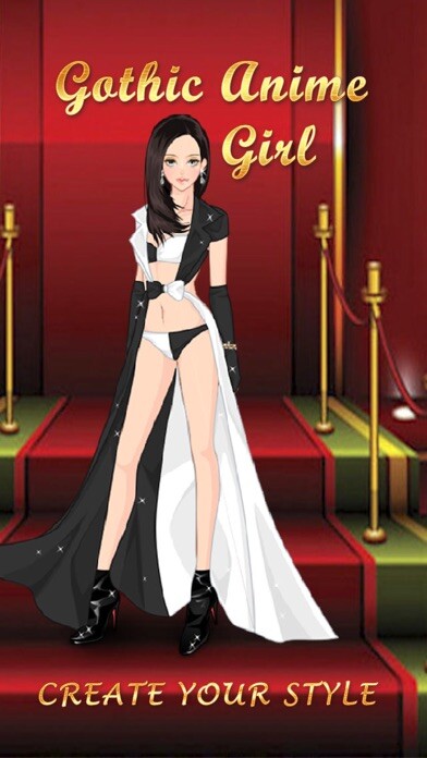 Emulate iPhone app Gothic Anime Girl Salon. Pretty makeover game about crazy dresses. using MyAndroid Emulate iPhone app Gothic Anime Girl Salon. Pretty makeover game about crazy dresses. using MyAndroid