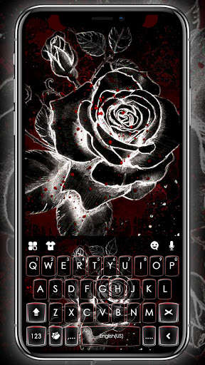 Run android online APK Gothic Bloody Rose Keyboard Theme from MyAndroid or emulate Gothic Bloody Rose Keyboard Theme using MyAndroid