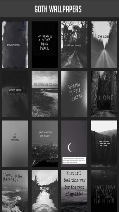 Emulate iPhone app Goth Wallpapers using MyAndroid Emulate iPhone app Goth Wallpapers using MyAndroid