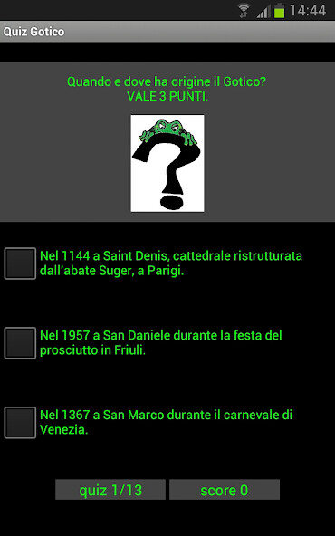 Run android online APK Gotico Quiz Arte from MyAndroid or emulate Gotico Quiz Arte using MyAndroid