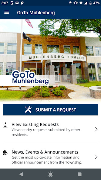Emulate iPhone app GoTo Muhlenberg using MyAndroid Emulate iPhone app GoTo Muhlenberg using MyAndroid