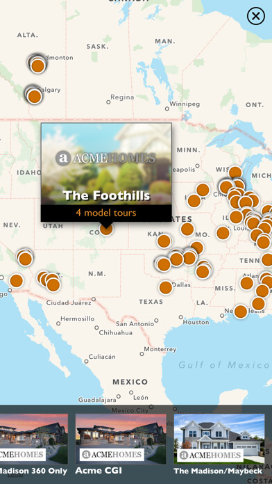 Emulate iPhone app GoTour New Home Experience using MyAndroid