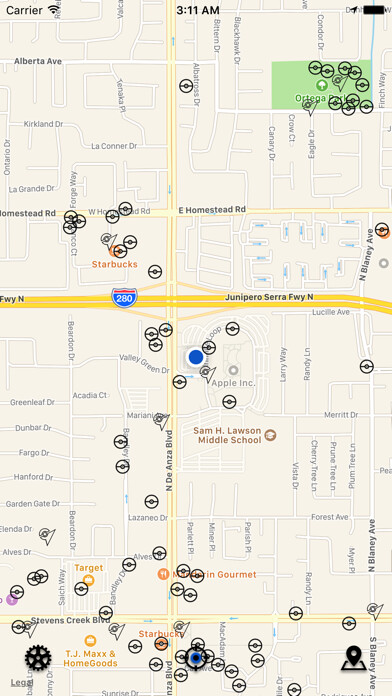 Emulate iPhone app GoTracker - Map of Pokéstops & Gyms for Pokémon Go using MyAndroid Emulate iPhone app GoTracker - Map of Pokéstops & Gyms for Pokémon Go using MyAndroid