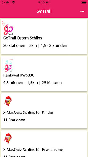 Run android online APK GoTrail from MyAndroid or emulate GoTrail using MyAndroid