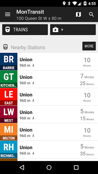 Run android online APK GO Transit Train - MonTransit from MyAndroid or emulate GO Transit Train - MonTransit using MyAndroid