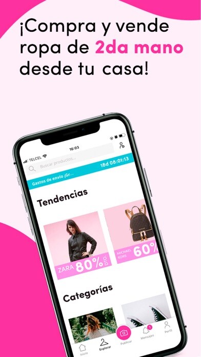 Emulate iPhone app GoTrendier Compra y vende moda using MyAndroid Emulate iPhone app GoTrendier Compra y vende moda using MyAndroid
