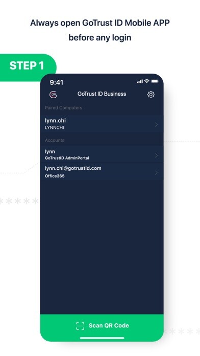 Emulate iPhone app GoTrust ID Business using MyAndroid