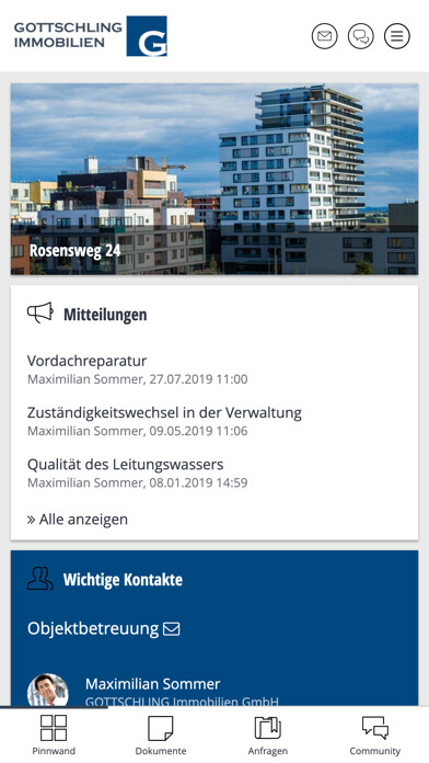 Emulate iPhone app GOTTSCHLING using MyAndroid