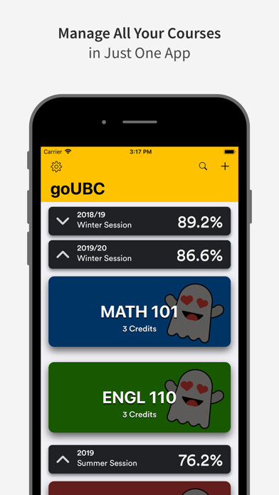 Emulate iPhone app goUBC - UBC Grade Tracker using MyAndroid Emulate iPhone app goUBC - UBC Grade Tracker using MyAndroid