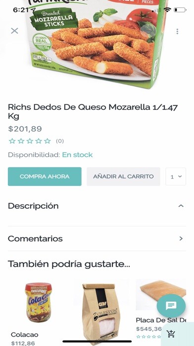 Emulate iPhone app Gourmets Market using MyAndroid
