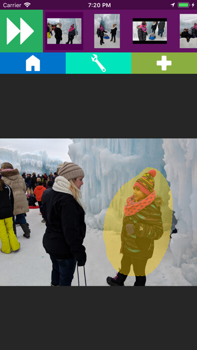 Emulate iPhone app GoVisual Scene Maker using MyAndroid
