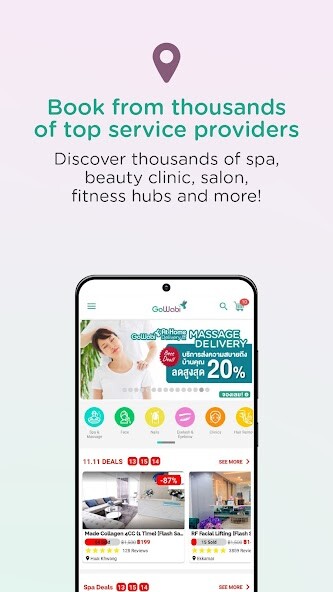 Run android online APK GoWabi - Spa, Beauty, Wellness from MyAndroid or emulate GoWabi - Spa, Beauty, Wellness using MyAndroid Run android online APK GoWabi - Spa, Beauty, Wellness from MyAndroid or emulate GoWabi - Spa, Beauty, Wellness using MyAndroid