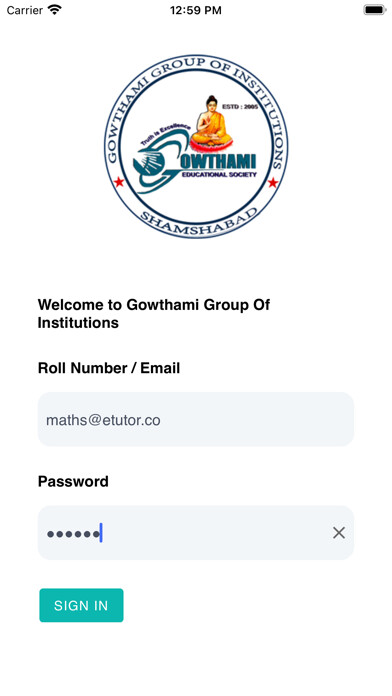 Emulate iPhone app Gowthami Junior College using MyAndroid Emulate iPhone app Gowthami Junior College using MyAndroid