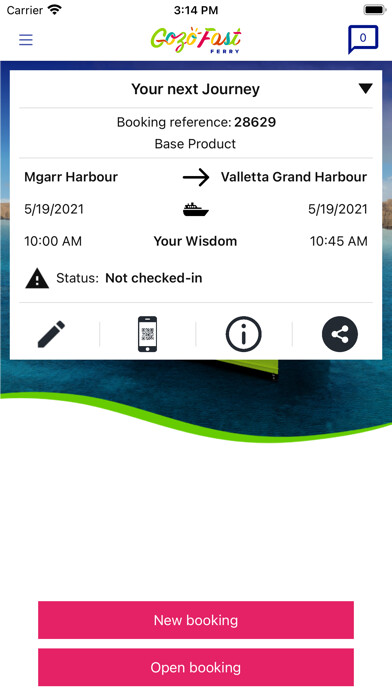 Emulate iPhone app Gozo Fast Ferry using MyAndroid Emulate iPhone app Gozo Fast Ferry using MyAndroid