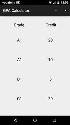 Emulate Android APK GPA Calculator 22-point Emulate Android APK GPA Calculator 22-point